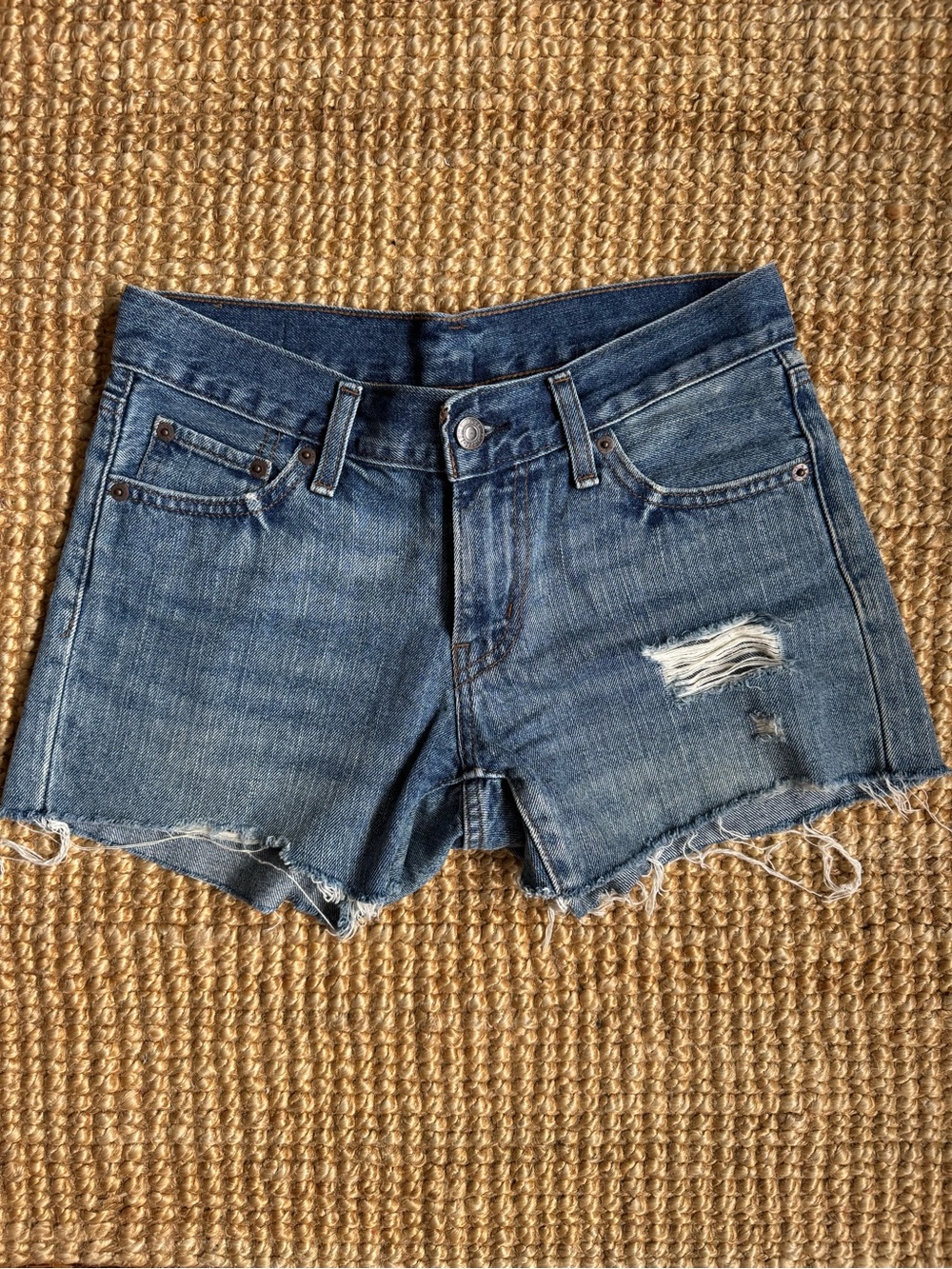 Levi’s Denim Cutoff Shorts in Blue